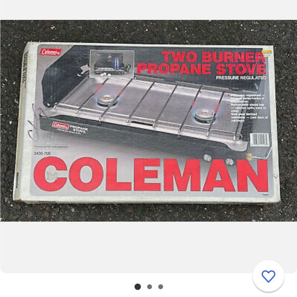 Coleman Kitchen Vintage Coleman Two Burner Propane Stove Camping